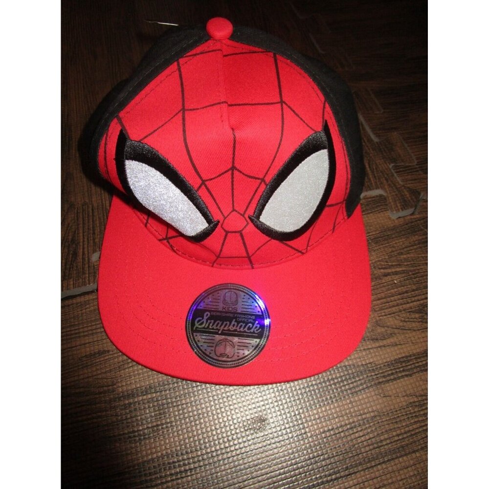 New Boys Spiderman Baseball Cap Hat Marvel Spiderman Face Snapback